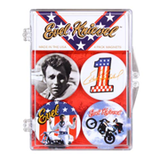 Evel Knievel Badges of Pride Magnet 4-Pack