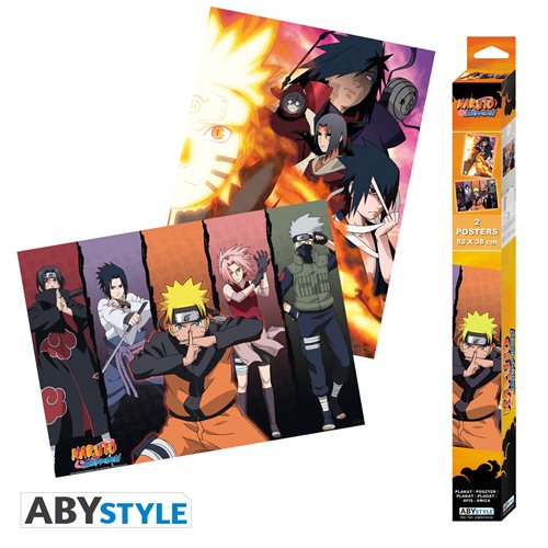 Naruto: Shippuden Group Poster Set of 2