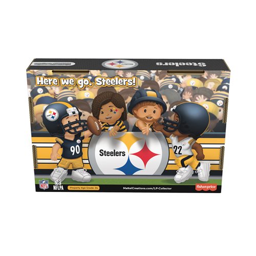 NFL Pittsburg Steelers Little People Collector Figure Set