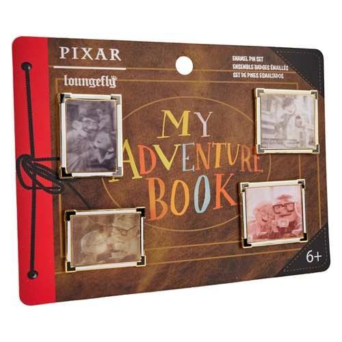 Up 15th Anniversary Adventure Book Pin Set 4-Pack