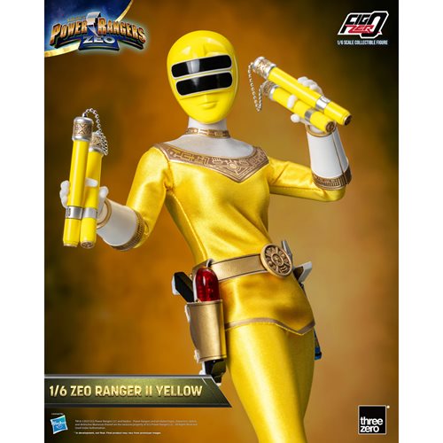 Power Rangers Zeo Yellow Zeo Ranger II FigZero 1:6 Scale Action Figure