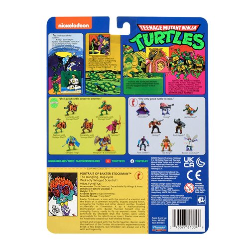 Teenage Mutant Ninja Turtles Original Classic Wave 5 Basic Action Figure Case of 6