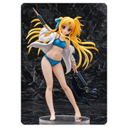 Magical Girl Lyrical Nanoha The Movie 2nd A's Fate Testarossa Swimsuit Parka 1:8 Scale Statue