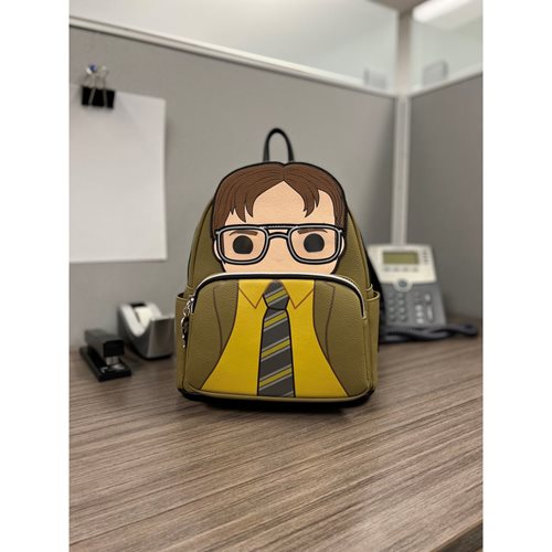 The Office Dwight Schrute Pop! by Loungefly Mini-Backpack - Entertainment Earth Exclusive