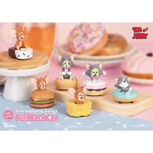 Tom and Jerry Pull Back Car PBC-014 Vehicle Set of 6