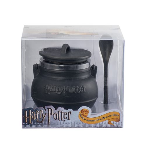 Harry Potter Black Cauldron Ceramic Soup Mug with Spoon