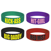 Kick-Ass Rubber Bracelet 2-Packs Set
