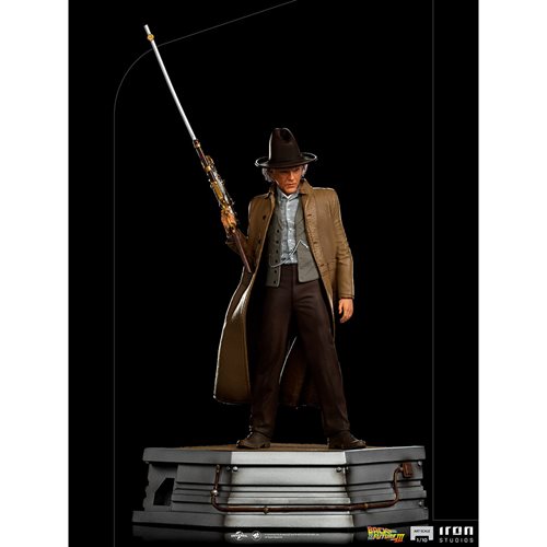 Back to the Future Part III Doc Brown Art 1:10 Scale Statue