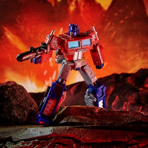 Transformers War for Cybertron Kingdom Leader Optimus Prime