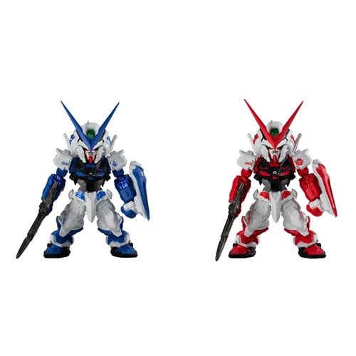 Mobile Suit Gundam Seed Astray FW Converge Core Gundam Astray Red and Blue Mini-Figure Set of 2