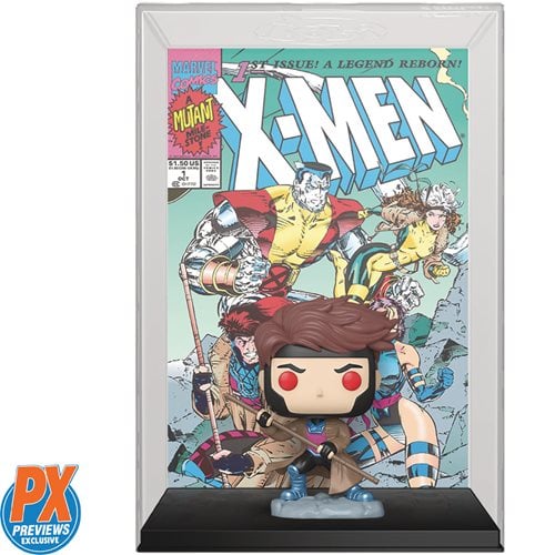 X-Men #1 (1991) Gambit Funko Pop! Comic Cover Vinyl Figure with Case #21 - FCBD Previews Exclusive