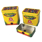 Crayola Crayon Tin with Detachable Sharpener