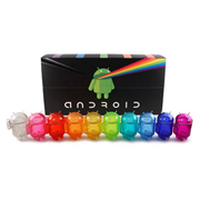 Android Rainbow Set 3-Inch Tall Mini-Figure 10-Pack