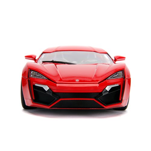 Fast and Furious Lykan Hypersport Light-Up 1:18 Scale Die-Cast Metal Vehicle with Dom Figure