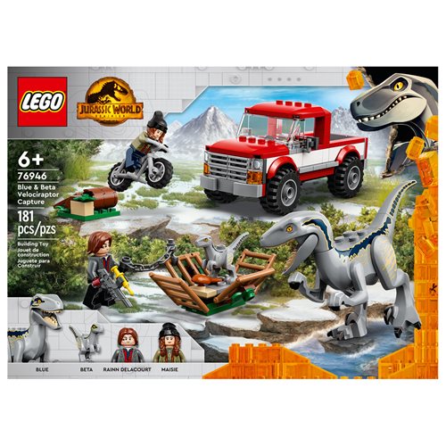 LEGO 76946 Jurassic World Blue & Beta Velociraptor Capture
