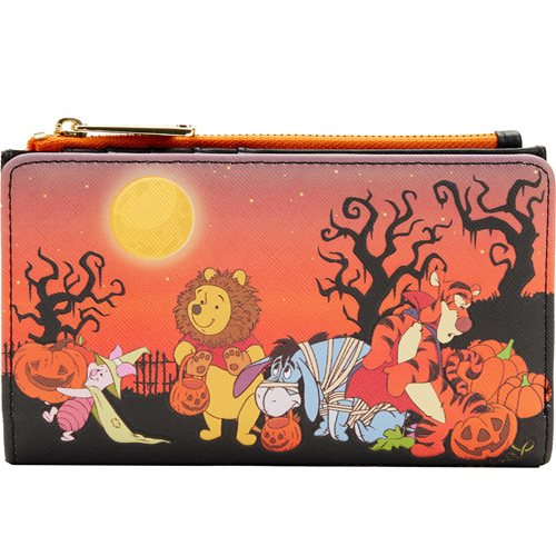 Winnie the Pooh Halloween Group Glow-in-the-Dark Flap Wallet