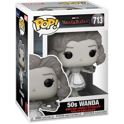 WandaVision 50's Wanda Black & White Pop! Figure, Not Mint
