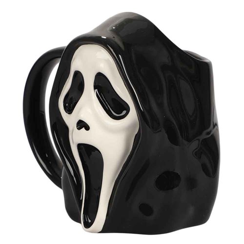 Ghost Face Sculpted Ceramic 16oz. Mug