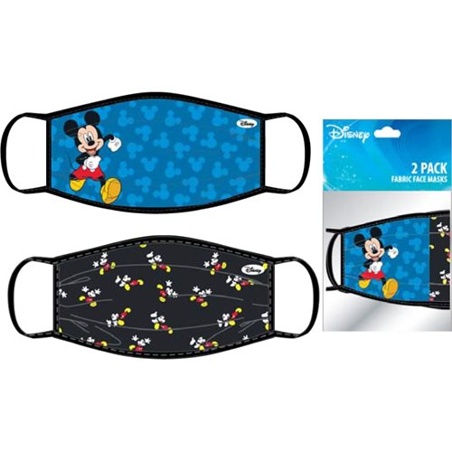 Mickey Mouse Child's 2-Pack Face Masks