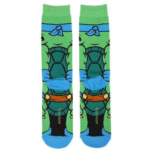 Teenage Mutant Ninja Turtles Leonardo Animigos 360 Character Socks