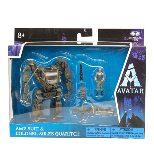 Disney Avatar 1 World of Pandora Medium Deluxe AMP Suit and Quatrich Action Figure