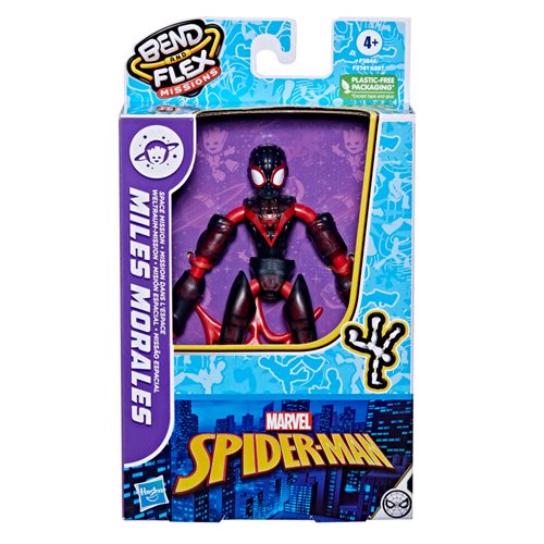 Marvel Spider-Man Bend and Flex Missions Miles Morales Space Mission Action Figure