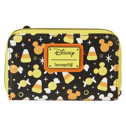 Disney Halloween Mickey Mouse and Friends Candy Corn Zip-Around Wallet