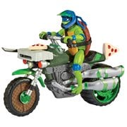 Teenage Mutant Ninja Turtles: Mutant Mayhem Movie Ninja Kick Cycle with Exclusive Leonardo, Not Mint
