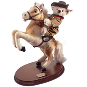 Teddy Roosevelt Rough Rider Horse and Bear Plush