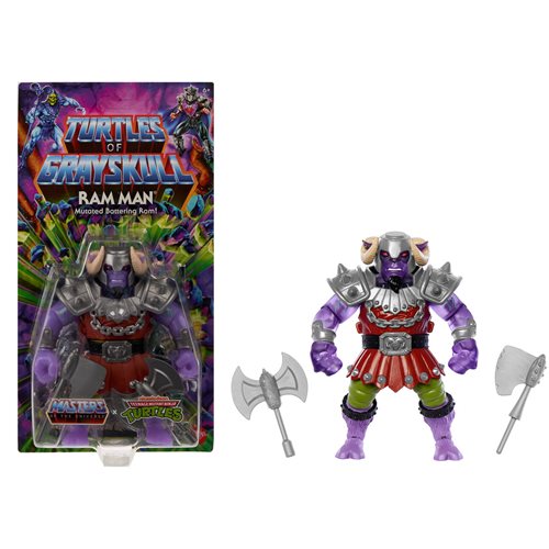 Masters of the Universe Origins Turtles of Grayskull Wave 2 Ram Man Action Figure