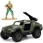 G.I. Joe Hollywood Rides VAMP Die-Cast Metal Vehicle w Duke Nano Figure, Not Mint