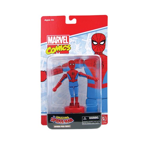 Spider-Man Wooden Push Puppet