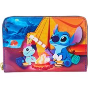 Lilo & Stitch Camping Cuties Zip-Around Wallet
