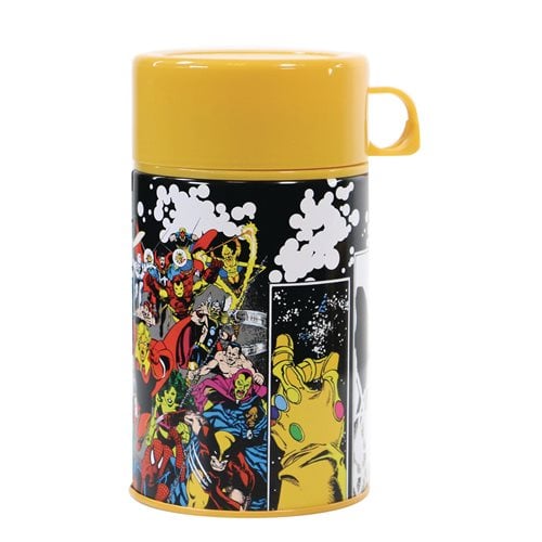 Marvel The Infinity Gauntlet Tin Titans Lunch Box with Thermos - Previews Exclusive