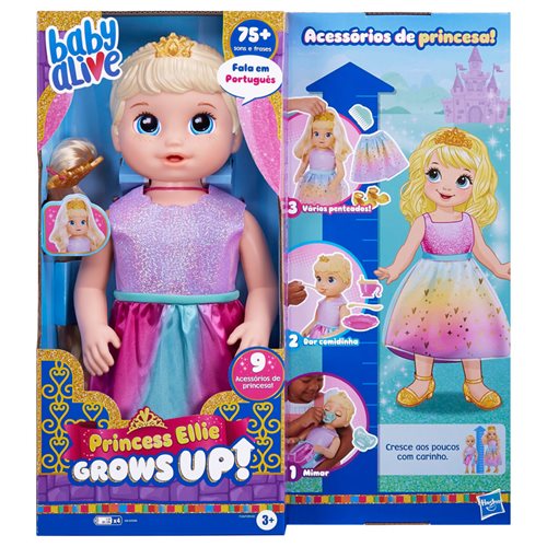 Baby Alive Princess Ellie Grows Up! Blonde Doll