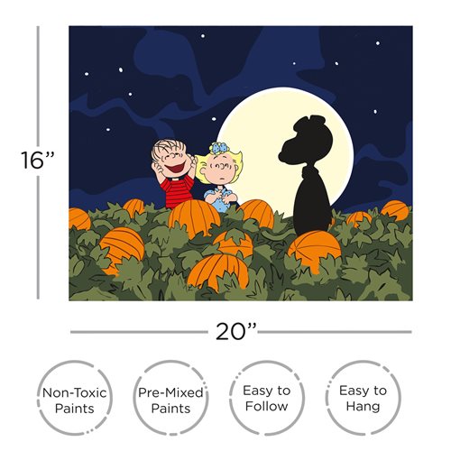 Peanuts It's the Great Pumpkin Charlie Brown Art by Numbers