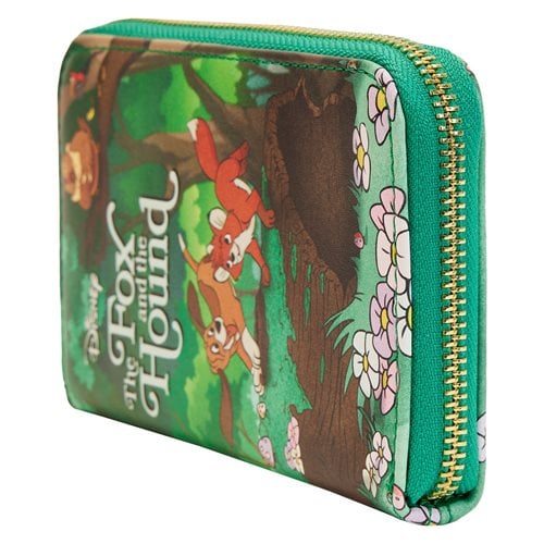 The Fox and the Hound Classic Books Zip-Around Wallet