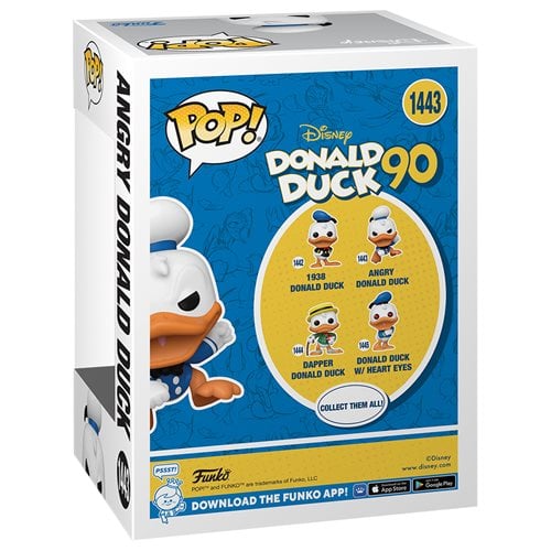 Donald Duck 90th Anniversary Angry Donald Duck Funko Pop! Vinyl Figure #1443