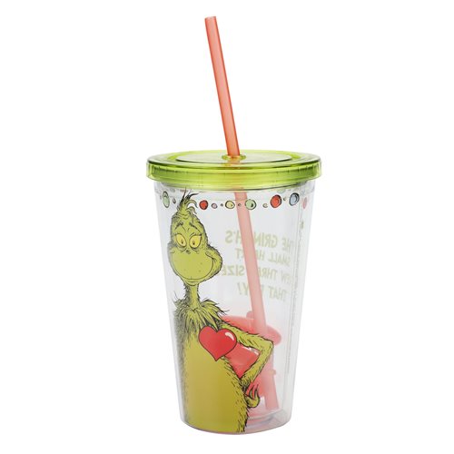 Dr. Seuss The Grinch 16 oz. Acrylic Travel Cup