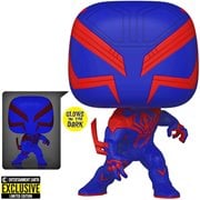Spider-Man: Across the Spider-Verse Spider-Man 2099 Glow-in-the-Dark Pop! Vinyl Figure - EE Exclusive, Not Mint