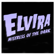 Elvira Coffin Silver Glitter Pin