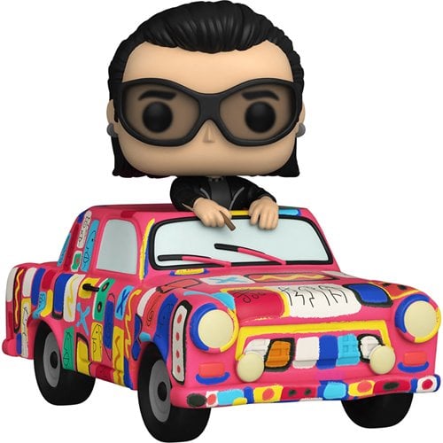 U2 Zoo TV Bono with Achtung Baby Car Super Deluxe Funko Pop! Ride #293
