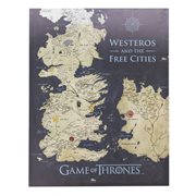 Game of Thrones Westeros Map Canvas Art