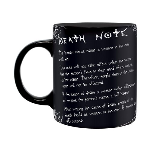 Death Note L and Rules 11 oz. Mug