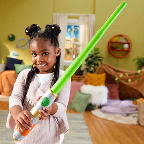 Star Wars Young Jedi Adventures Kai Brightstar Green Extendable Lightsaber