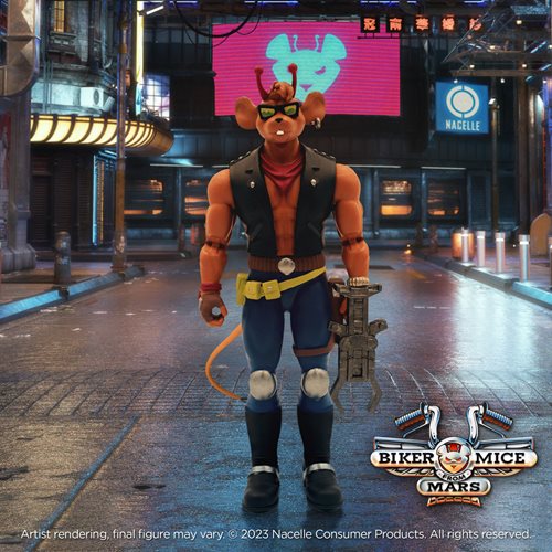 Biker Mice from Mars Throttle 7-Inch Scale Action Figures
