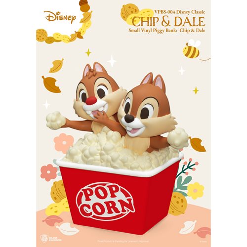 Disney Classic Chip and Dale VPBS-004 Small Vinyl Piggy Bank
