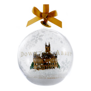 Downton Abbey Castle in Glass 4 1/2-Inch Holiday Ornament