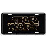 Star Wars Logo Stamped Metal License Plate