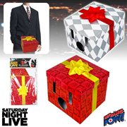 Saturday Night Live Dick in a Box Wearable Gift Box Costume Set of 2